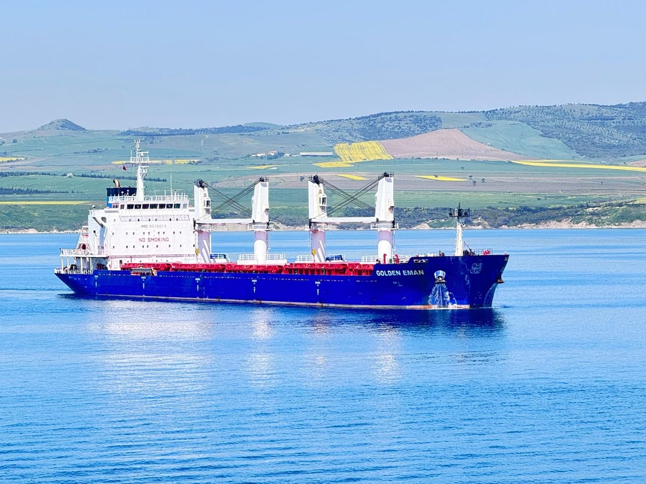 Y SHIP vessel at sea